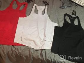 img 6 attached to Upgrade Your Workout With DEMOZU Men'S Y-Back Stringer Tank Tops - 3 Pack Bundle!
