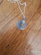 img 1 attached to Stunning 925 Sterling Silver Celtic Medallion Pendant Necklace - 20 inch review by Jerry Leon
