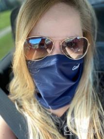 img 5 attached to Горловина летняя защита от солнца маска-воротник охлаждающий шарф для лица, защита от пыли, ветронепроницаемая бандана для походов, велосипедных прогулок и рыбалки.