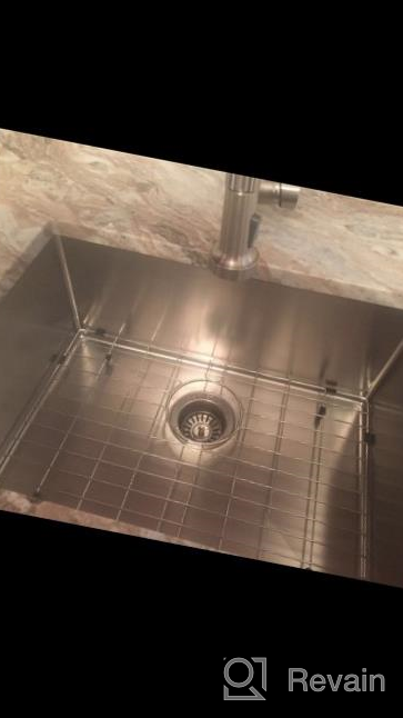 img 1 attached to Upgrade Your Kitchen With The IBune 33 Inch Undermount Stainless Steel Sink With Drain And Grid review by Lance Harrison