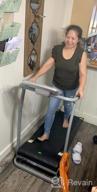 img 1 attached to Efficient Home-Based Fitness With A Motorized Folding Treadmill - Tracking Pulse, Safety Key, & LCD Included! review by Brian Manfre