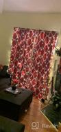 img 1 attached to Red Melodieux Moroccan Style Grommet Curtains - 42X84 Inches - Thermal Insulated And Room Darkening Blackout - Set Of 2 Panels For Living Room review by Ghostnote Azevedo