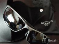 картинка 1 прикреплена к отзыву Black Blue Polarized Sunglasses For Men: Al-Mg Metal Frame For Sport And Driving, UV Protection By BIRCEN от Nicholas Suave