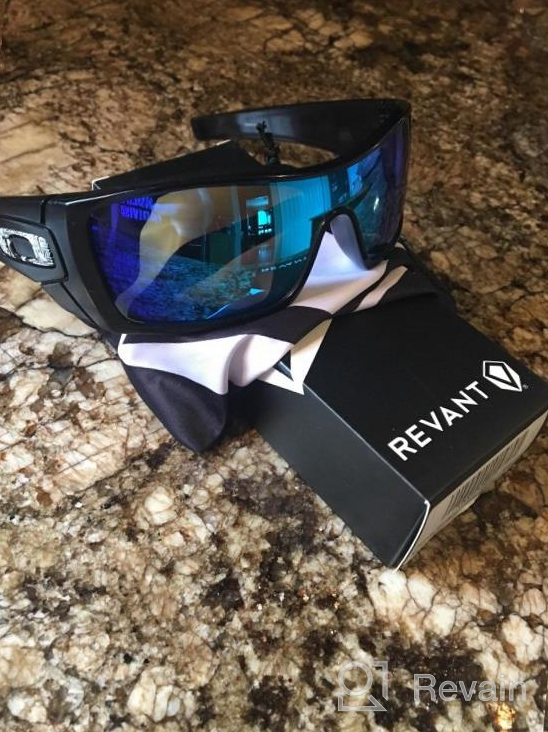 img 1 attached to Upgrade Your Batwolf Sunglasses with Revant's Polarized MirrorShield Replacement Lenses for Men review by Tim Woods