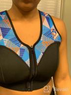 img 1 attached to Women'S High Impact Sports Bra: CtriLady Front-Zipper Vest For Fitness, Diving, Swimming & Surfing review by Aaron Jimison