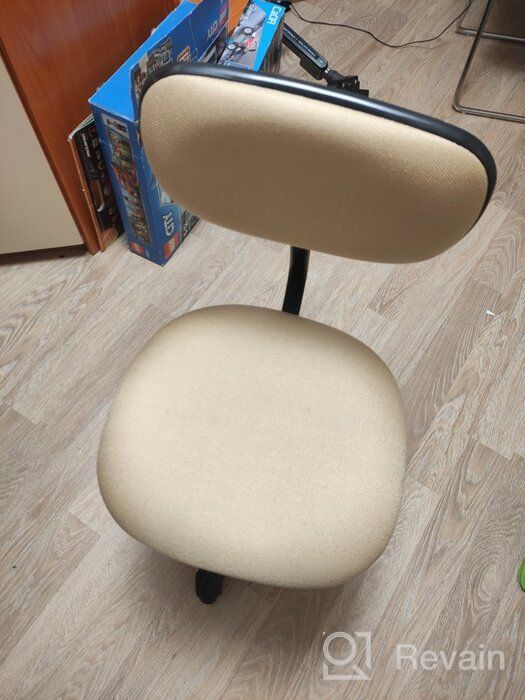 img 1 attached to 🪑 Black Textile Upholstered Office Chair - Bureaucrat CH-1201NX review by Wiktor Krzysztof Kor ᠌