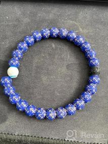 img 5 attached to Силиконовые браслеты из бисера со знаком зодиака от Lokai - модные украшения для женщин и мужчин с удобной накладкой, идеальные астрологические подарки для женщин
