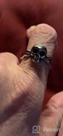 img 1 attached to Stainless Steel Skull Biker Ring review by Giovanni Glenn