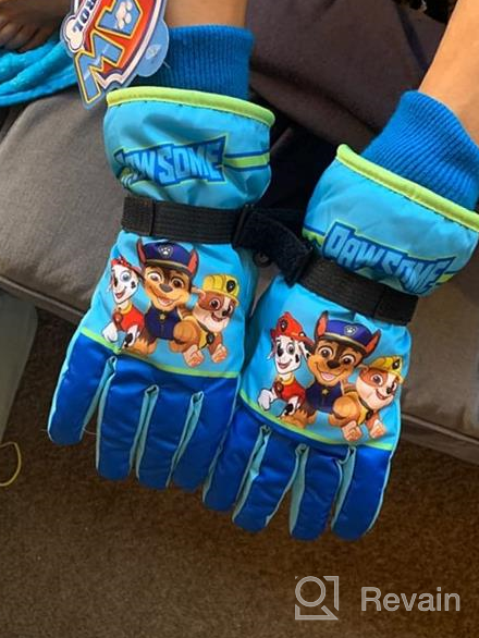 img 1 attached to 🧤 Nickelodeon Boys' Paw Patrol Ski Gloves - Marshall, Chase, and Rubble: Ski Gloves or Mittens review by Samuel Groove