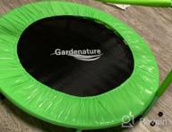 img 1 attached to 🌳 Gardenature Trampoline-36 inch Foldable Portable Indoor Camouflage Trampoline for Kids review by Nathan Kumar
