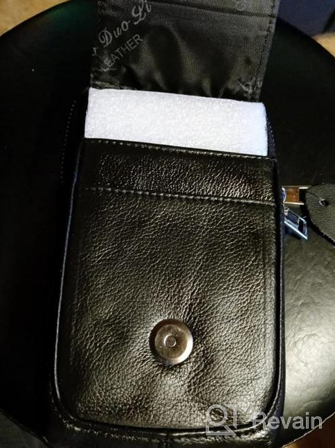 img 1 attached to Versatile Leather Holster Mobile Wallet Pocket – Essential Men's Accessory review by Tony Ledbetter