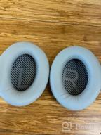 img 1 attached to Silver Replacement Ear-Pads Cushions For Bose QuietComfort-35 (QC-35) & QC-35 II Over-Ear Headphones review by Ismael Hennigan