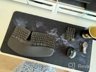 img 1 attached to Enhance Your Gaming Experience With ONMIER One Piece Extended Mouse Pad - XL, Non-Slip And Waterproof Desk Mat For Office And PC Gamers review by Jamie Mousavi
