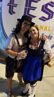 img 1 attached to Oktoberfest Costume For Women: German Bavarian Beer Girl Dirndl Dress - 3-Piece Set By JASAMBAC review by Marcos Olvera