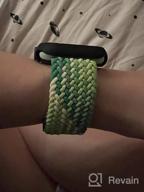 img 1 attached to 44Mm-49Mm Bandiction Stretchy Braided Solo Loop Bands Compatible With Apple Watch - Women & Men, Elastic Strap For All IWatch Series 8/7/6/5/4/3/2/1 review by Brett Blazis