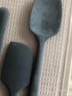 img 1 attached to Silicone Spatula Set (Set Of 5) - Kitchen Spatulas Silicone Heat Resistant Rubber Spatula Set With Strong Stainless Steel Core Inside And Food Grade Silicone For Cooking, Baking, And Mixing review by Joe Griffin
