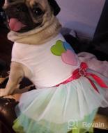 img 1 attached to Small Flower Pink Puppy Tutu Skirt Dog Dress - Cute And Stylish Pet Outfit! review by Kevin Mckechnie