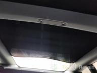 img 1 attached to Tesla Model 3 Sunshade Upgrade 2022 2021 - 4Pc Set Front & Rear Glass Roof Skylight Reflective Covers Foldable Double-Layered UV Protection Easy Installation review by Demian Shah