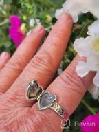 img 1 attached to Cherish Memories Forever With SOULMEET'S Sterling Silver Heart Sunflower Locket Ring - Personalized And Poison-Free (Sizes 5-10) review by Ryan Vaughn