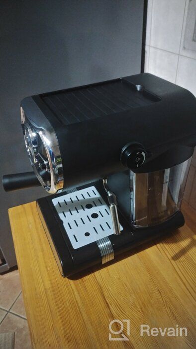 img 2 attached to Rozhkovy coffee maker Kitfort KT-702, black review by Celina Mankowski ᠌