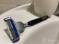 img 2 attached to Gillette Mach3 Reusable Shaving Razor UEFA Champions League Grey/Black review by Amar Amar ᠌