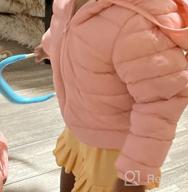 img 1 attached to Stay Warm & Cozy: CECORC Winter Padded Hooded Coats For Kids, Baby Boys Girls, Infants & Toddlers. review by Jesse Gray