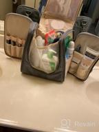 img 1 attached to Extra Large Hanging Travel Toiletry Bag - Perfect For Women And Men, Makeup & Accessories Organizer Kit! review by Jessica Dubois