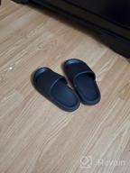 img 1 attached to 👞 Comfortable and Durable Menore Bathroom Slippers for Boys - Thick Cushioned Shoes review by Juan Harrington