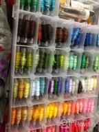 img 1 attached to 108-Piece Embroidery Floss Friendship Bracelet String Kit For Cross Stitch Threads By Looen review by David Diaz