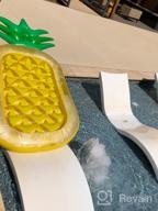 img 1 attached to Jasonwell Giant Pineapple Pool Float: Perfect For Summer Beach Parties! review by Timothy Spinner