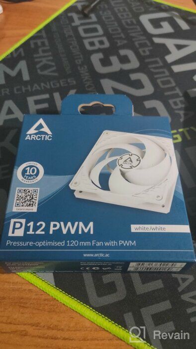 img 3 attached to 🌀 ARCTIC P12 PWM PST - 120mm Case Fan with PST, Pressure-optimized, Quiet Motor, Computer, Fan Speed: 200-1800 RPM - White/White review by Akmal Ibrahim Alex ᠌