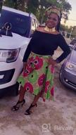 картинка 1 прикреплена к отзыву Стильная и красочная юбка африканского принта для повседневной и традиционной одежды: юбка dashiki от SHENBOLEN для женщин от John Snook