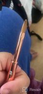 img 1 attached to Saviland 16 Size Kolinsky Acrylic Nail Brush - Pure Kolinsky Hair, Bronze Gold Glitter Handle For Professional Acrylic Application DIY Home Salon review by Gary Cole