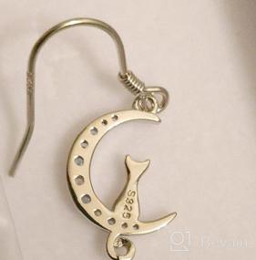 img 5 attached to 🐱 POTOPYY S925 Silver Cat Lover Earrings - Lovely Animal Charm Studs for Women