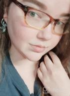 img 1 attached to 🖤 Naruto-inspired Gothic Mirror Acrylic Hoop Earring - Cool Emo Ninja Dart Design for Women and Girls review by Autumn Campbell