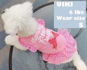 img 3 attached to 🌸 XPUDAC Pet Dog Dress: Cute Pink Angel Dress for Small Dogs and Cats (4 Pieces, Small Size)