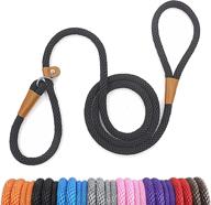 🐾 lynxking 6ft x 1/2" slip lead dog leash – strong & durable rope leash with braided comfort handle for small, medium, and large dogs logo