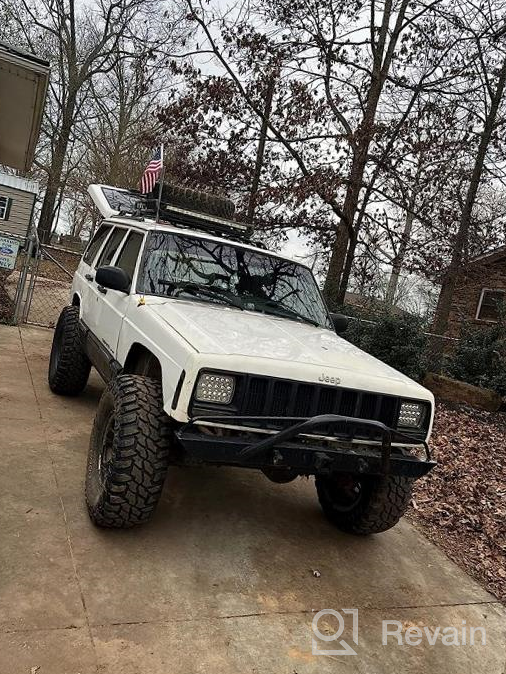 img 1 attached to Richeer 5X4.5 Wheel Spacers For YJ TJ XJ MJ KJ KK ZJ Wrangler Explorer Mustang Edge Ranger, 4PCS 1 Inch 5X114.3Mm 5 Lug Forged Wheel Spacer With 1/2-20 Studs 82.5 Mm Center Bore review by Kevin Carey