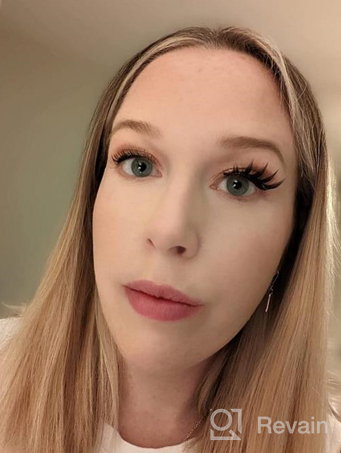 img 1 attached to Get The Perfect Cat Eye With Lanflower'S Manga Lashes - Japanese Cosplay Eyelashes With 3D Fluffy Wispy Natural Look review by Shane Loredo