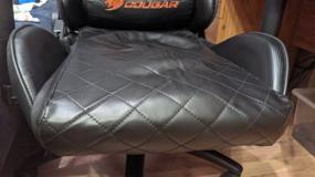 img 14 attached to Gaming chair COUGAR Armor One, on wheels, eco leather, black/orange [cu-armone]