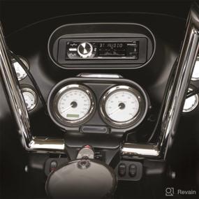 img 1 attached to 🏍️ Scosche HD7000AB: Всесторонний набор ISO DIN для панели приборов Harley Davidson 1996-2013 - черный