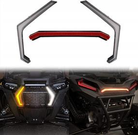 img 4 attached to Upgrade Your Polaris RZR XP 1000 With The Fang Light Kit - Street Legal, Turn Signal And Rear LED Tail Lamp Replacement