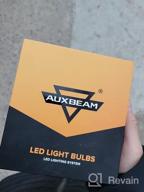img 1 attached to Auxbeam H3 LED Bulbs: 50W 8000 Lumens 6500K CSP LED Chip Fog Light F-B1 Series (Pack Of 2) review by Matthew Shankar