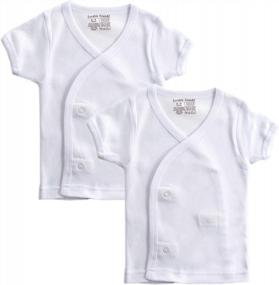 img 1 attached to Luvable Friends Baby Side Snap Shirts: 👶 Convenient and Comfortable Clothing for Your Little One