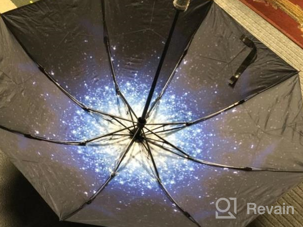 img 1 attached to Stay Protected In Style: MRTLLOA Windproof Travel Umbrella - Perfect Gift For All Occasions review by Cliff Gibs