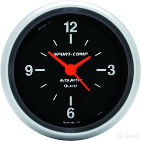 img 1 attached to Auto Meter 3585 Sport-Comp Clock: Reliable and Stylish Timekeeping Solution, 2.625 inches