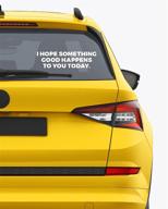 🌈 h-tradings i hope something good happens to you today white 9 inches vinyl stickers decals - perfect for cars, walls, helmets, toolbox, laptop - get yours now! логотип