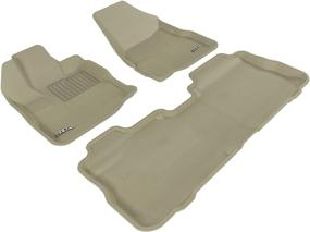 img 4 attached to 3D MAXpider Complete All Weather Chevrolet Interior Accessories ~ Floor Mats & Cargo Liners