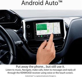 img 2 attached to 📱 Enhanced Kenwood DMX47S 6.8" Capacitive Touch Screen Digital Multimedia Receiver with Apple CarPlay & Android Auto - No CD Playback