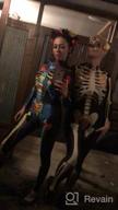 картинка 1 прикреплена к отзыву Привлекайте внимание на Хэллоуин суровым костюмом футболкой смешного скелета от Idgreatim для женщин. от Diana Mitchell